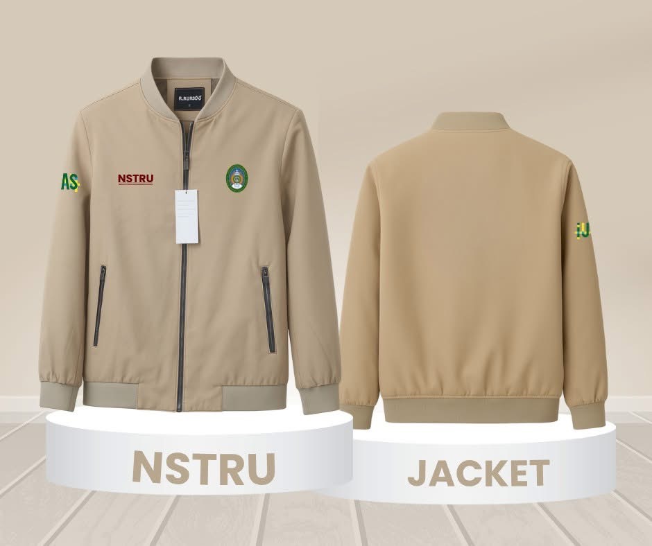 เสื้อแจ็คเก็ต NSTRU สีเบจ